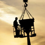 construction worker on scaffold